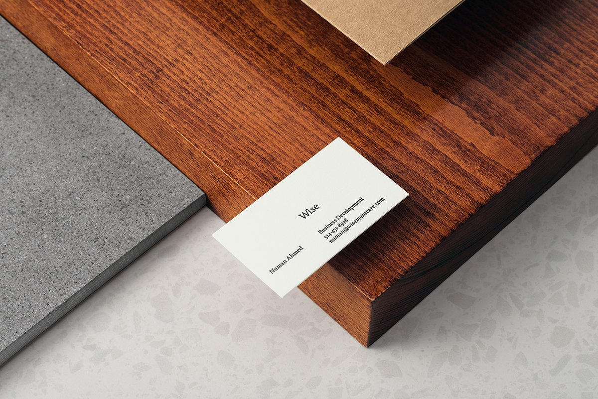 深圳VI設(shè)計 深圳VI策劃 Wise高端護理產(chǎn)品VI設(shè)計形象 名片設(shè)計