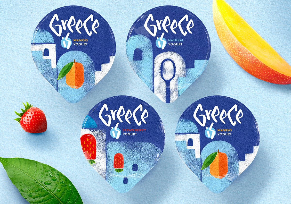 希臘酸奶品牌vi設(shè)計欣賞，食品vi設(shè)計，食品品牌視覺形象設(shè)計，酸奶品牌vi設(shè)計，食品包裝設(shè)計，深圳vi設(shè)計，深圳品牌視覺形象設(shè)計，左右格局