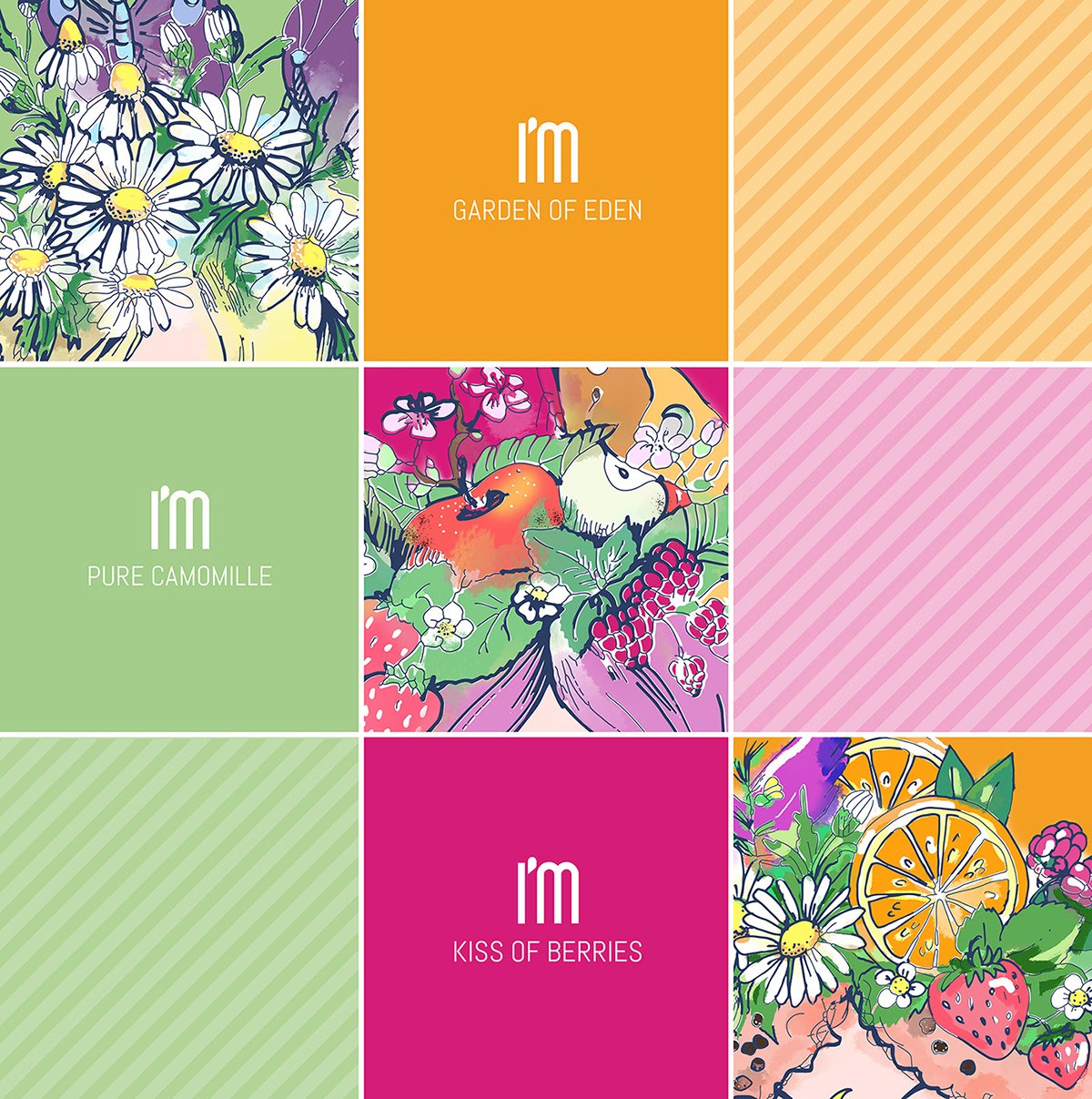 花茶（食品）品牌vi設計欣賞，花茶品牌vi設計，茶品牌vi設計，食品品牌vi設計，茶品牌包裝設計，深圳vi設計，深圳品牌視覺識別設計，左右格局