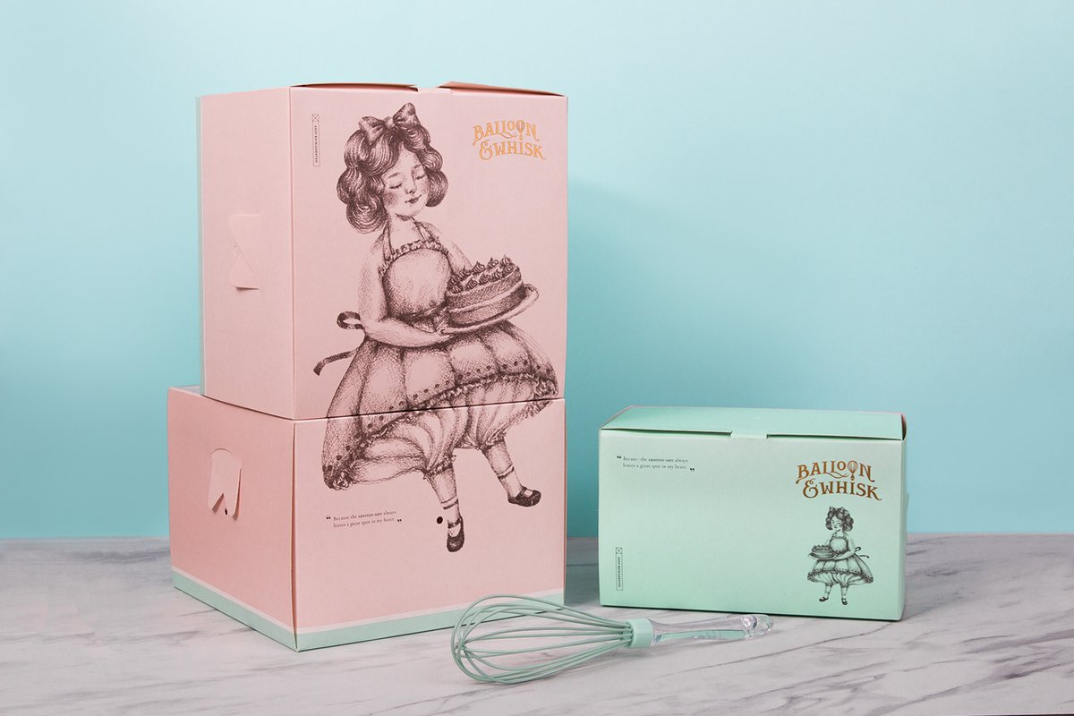 蛋糕店（食品）品牌vi設(shè)計(jì)—Balloon and Whisk 插圖賞析，vi設(shè)計(jì)，視覺(jué)形象vi設(shè)計(jì)，食品vi設(shè)計(jì)，包裝設(shè)計(jì)，蛋糕店品牌vi設(shè)計(jì)，vi品牌策劃，深圳vi設(shè)計(jì)，左右格局