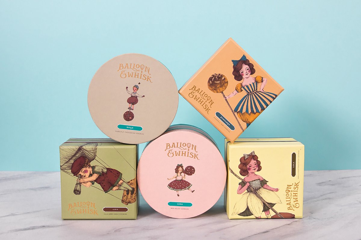 蛋糕店（食品）品牌vi設(shè)計(jì)—Balloon and Whisk 插圖賞析，vi設(shè)計(jì)，視覺(jué)形象vi設(shè)計(jì)，食品vi設(shè)計(jì)，包裝設(shè)計(jì)，蛋糕店品牌vi設(shè)計(jì)，vi品牌策劃，深圳vi設(shè)計(jì)，左右格局