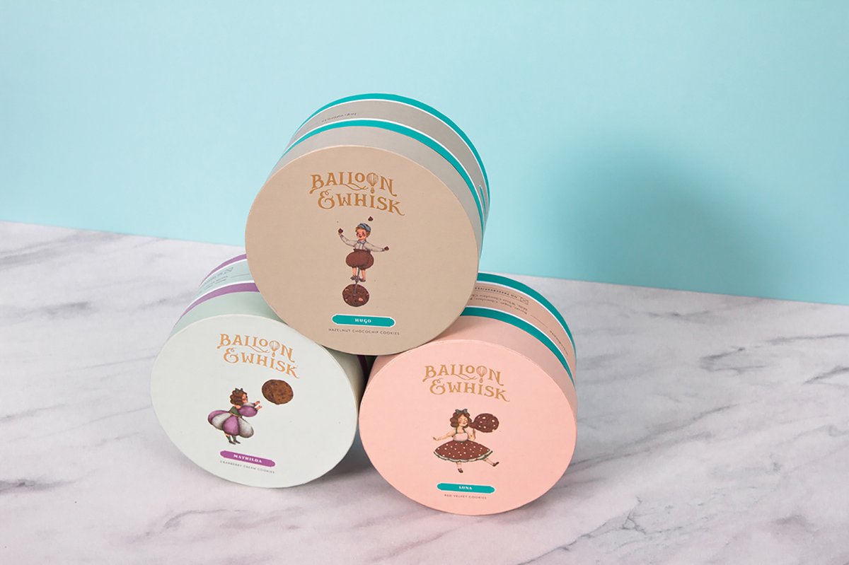 蛋糕店（食品）品牌vi設(shè)計(jì)—Balloon and Whisk 插圖賞析，vi設(shè)計(jì)，視覺(jué)形象vi設(shè)計(jì)，食品vi設(shè)計(jì)，包裝設(shè)計(jì)，蛋糕店品牌vi設(shè)計(jì)，vi品牌策劃，深圳vi設(shè)計(jì)，左右格局