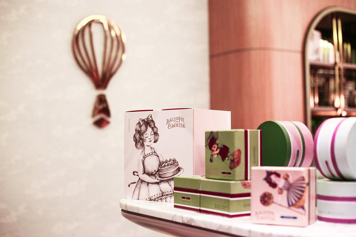 蛋糕店（食品）品牌vi設(shè)計(jì)—Balloon and Whisk 插圖賞析，vi設(shè)計(jì)，視覺(jué)形象vi設(shè)計(jì)，食品vi設(shè)計(jì)，包裝設(shè)計(jì)，蛋糕店品牌vi設(shè)計(jì)，vi品牌策劃，深圳vi設(shè)計(jì)，左右格局