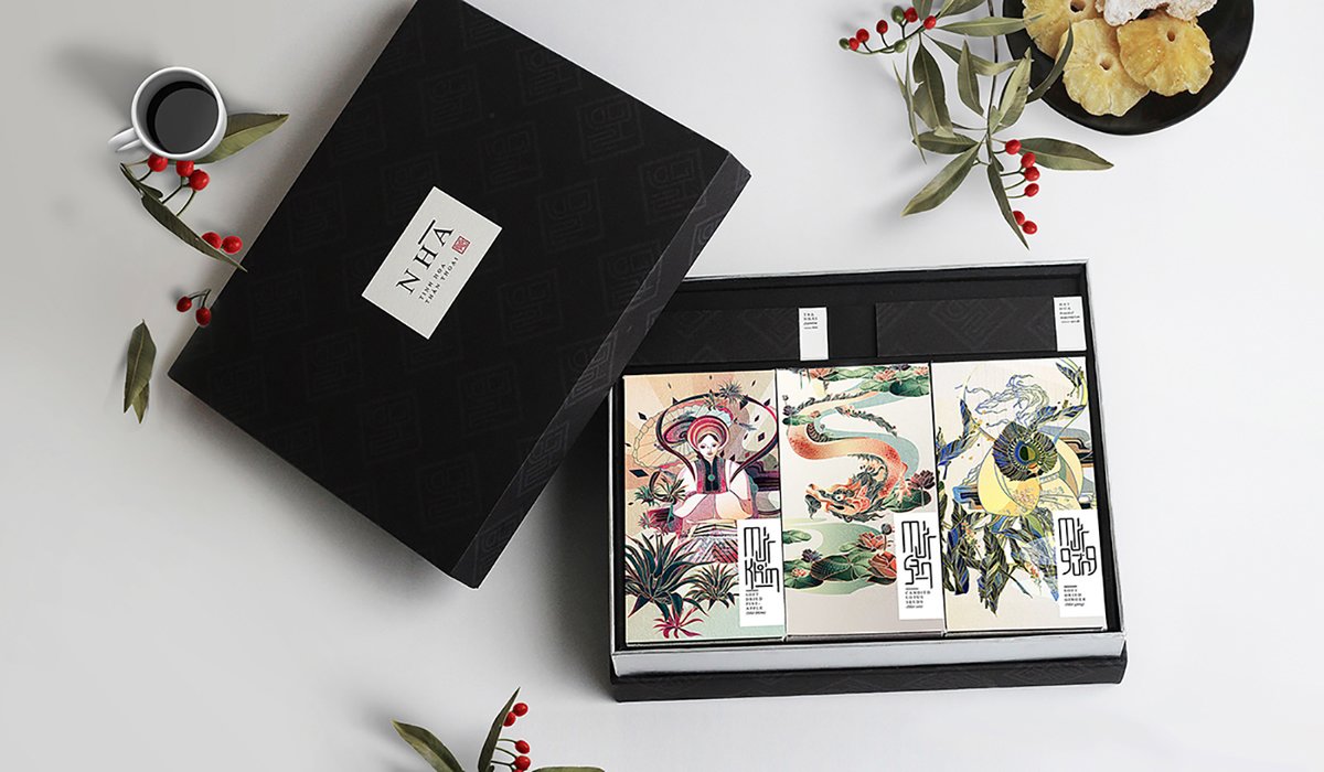 越南蜜餞食品 Nhà 品牌包裝vi設(shè)計，vi設(shè)計，視覺形象vi設(shè)計，食品vi設(shè)計，品牌包裝設(shè)計，蜜餞食品品牌vi設(shè)計，vi品牌策劃，深圳vi設(shè)計，左右格局