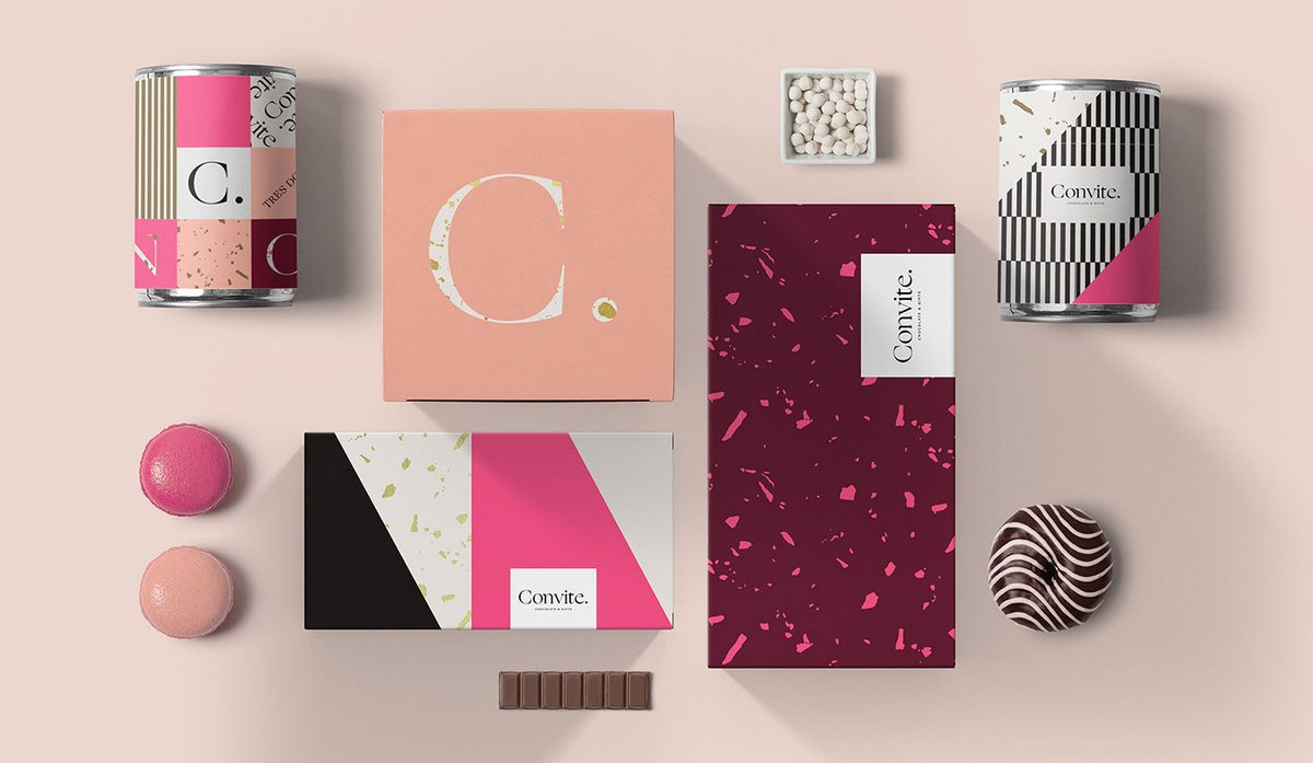 精美禮品店Convite品牌VI設(shè)計——包裝設(shè)計的新身份，vi設(shè)計，品牌vi設(shè)計，精品店vi設(shè)計，包裝設(shè)計，品牌vi識別，深圳品牌策劃，深圳vi設(shè)計，左右格局