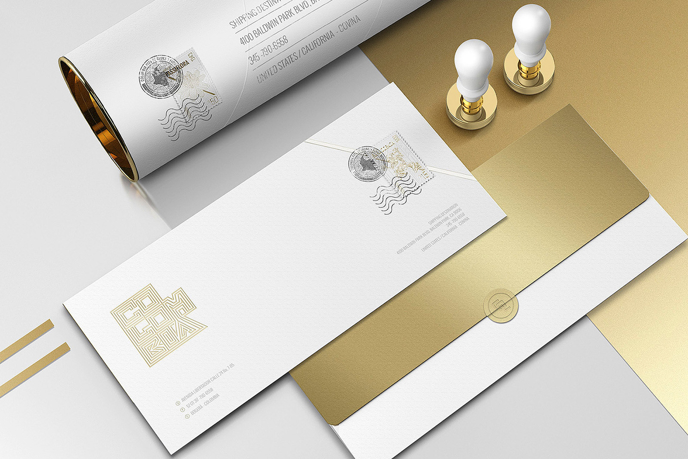 國外城市插畫郵票品牌vi設(shè)計案例，城市品牌vi設(shè)計，vi形象設(shè)計，深圳vi設(shè)計，左右格局