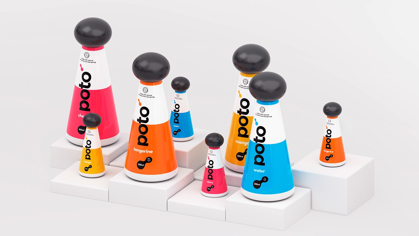 Poto自來水公司品牌VI設(shè)計和包裝設(shè)計案例，企業(yè)VI設(shè)計，品牌形象設(shè)計，包裝設(shè)計，深圳VI設(shè)計，左右格局