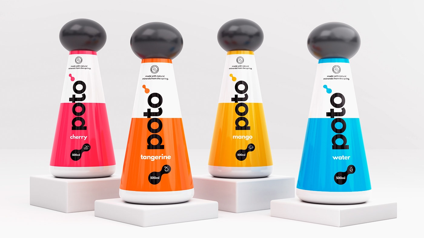 Poto自來水公司品牌VI設(shè)計和包裝設(shè)計案例，企業(yè)VI設(shè)計，品牌形象設(shè)計，包裝設(shè)計，深圳VI設(shè)計，左右格局