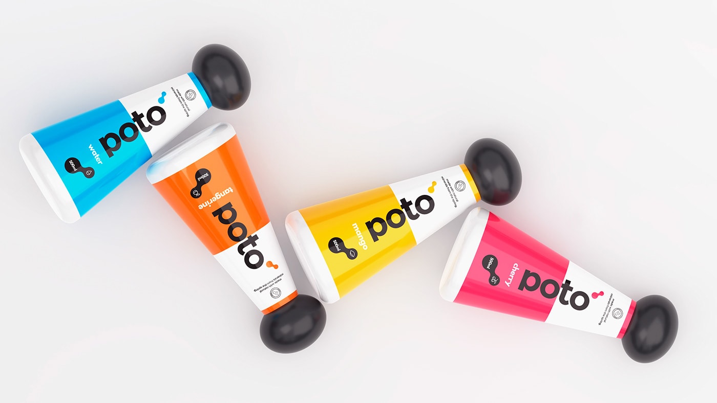 Poto自來水公司品牌VI設(shè)計和包裝設(shè)計案例，企業(yè)VI設(shè)計，品牌形象設(shè)計，包裝設(shè)計，深圳VI設(shè)計，左右格局