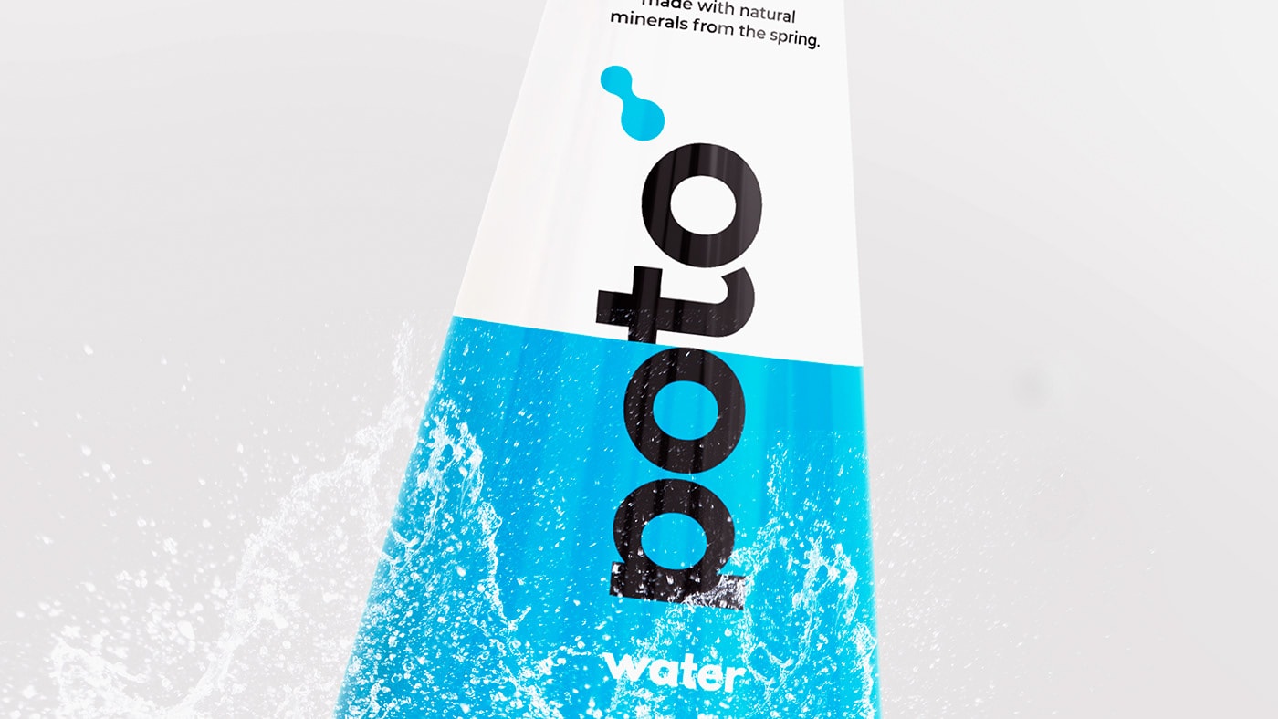 Poto自來水公司品牌VI設(shè)計和包裝設(shè)計案例，企業(yè)VI設(shè)計，品牌形象設(shè)計，包裝設(shè)計，深圳VI設(shè)計，左右格局