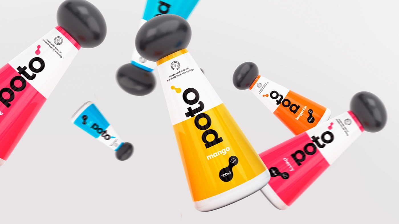 Poto自來水公司品牌VI設(shè)計和包裝設(shè)計案例，企業(yè)VI設(shè)計，品牌形象設(shè)計，包裝設(shè)計，深圳VI設(shè)計，左右格局