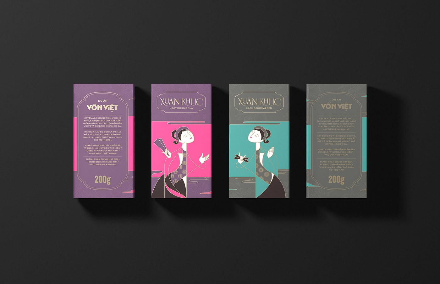 現(xiàn)代越南糖果品牌vi包裝設(shè)計和品牌策劃，食品VI設(shè)計，食品包裝設(shè)計，品牌策劃，深圳VI設(shè)計，左右格局
