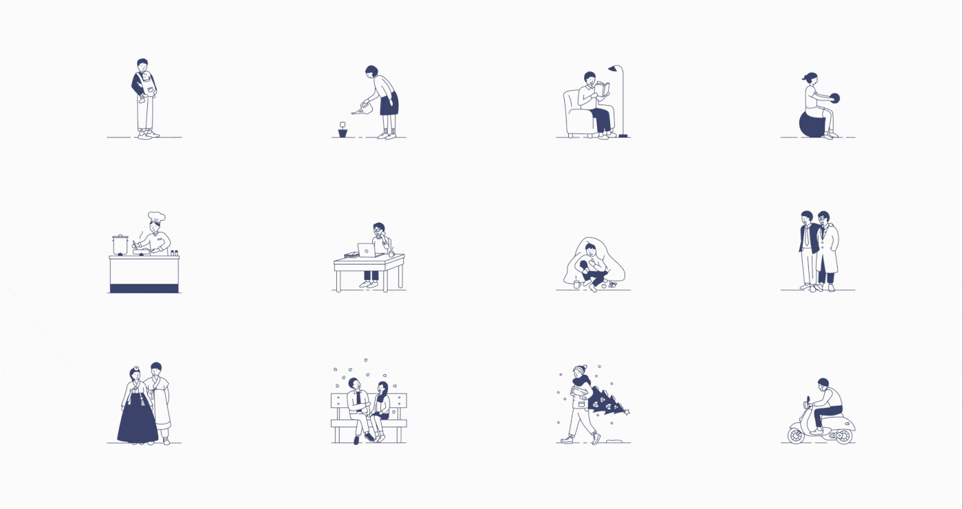 韓國知名食品零售企業(yè)VI設(shè)計(jì)——時(shí)尚包裝插圖設(shè)計(jì)，企業(yè)VI設(shè)計(jì)，食品VI設(shè)計(jì)，食品包裝設(shè)計(jì)，深圳VI設(shè)計(jì)，左右格局