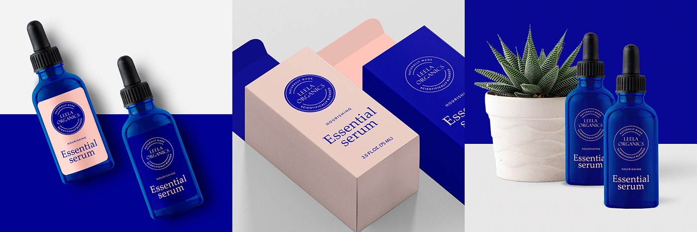 化妝品VI設計，品牌包裝設計，高端VI設計，左右格局