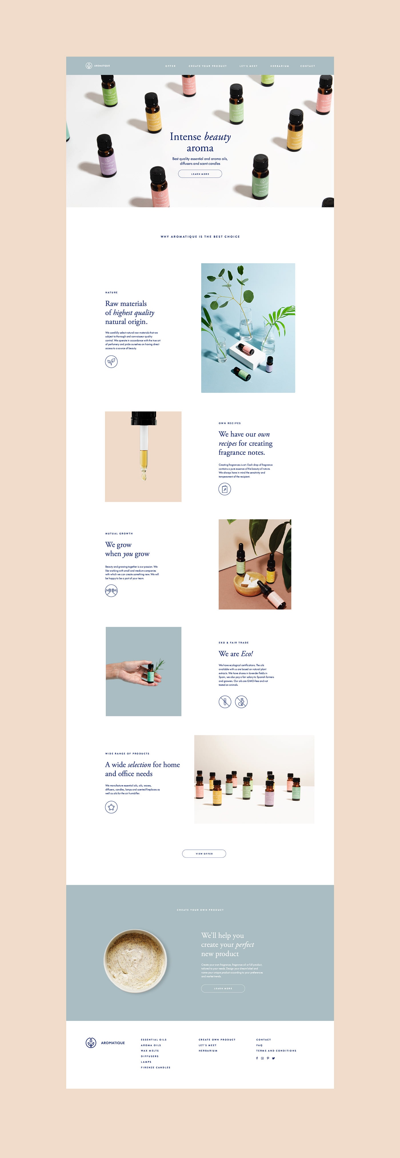 高端天然香薰化妝品品牌包裝VI設(shè)計案例，化妝品VI設(shè)計，品牌包裝設(shè)計，VI形象設(shè)計，高端VI設(shè)計