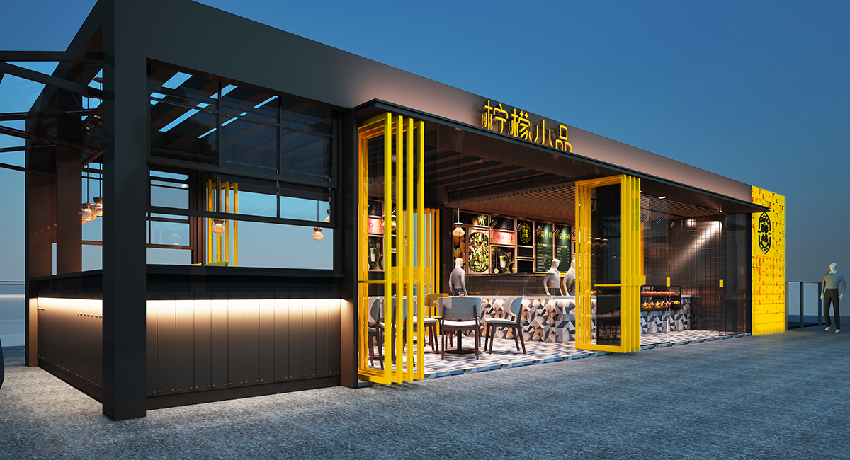 輕餐飲（鮮榨飲品）全案策劃，形象空間設(shè)計(jì)－左右格局