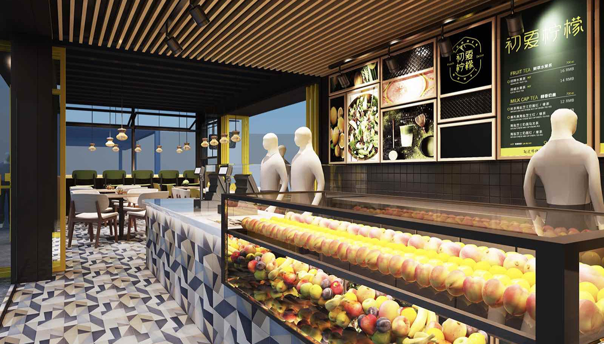 輕餐飲（鮮榨飲品）全案策劃，形象空間設(shè)計(jì)－左右格局