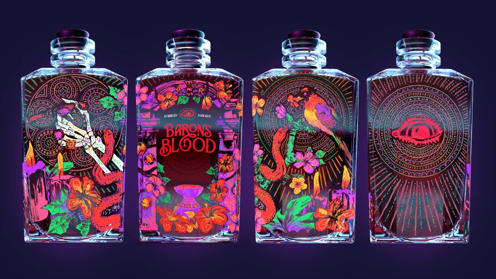 靈魂之靈：男爵之血克倫朗姆酒包裝的創(chuàng)新設計
