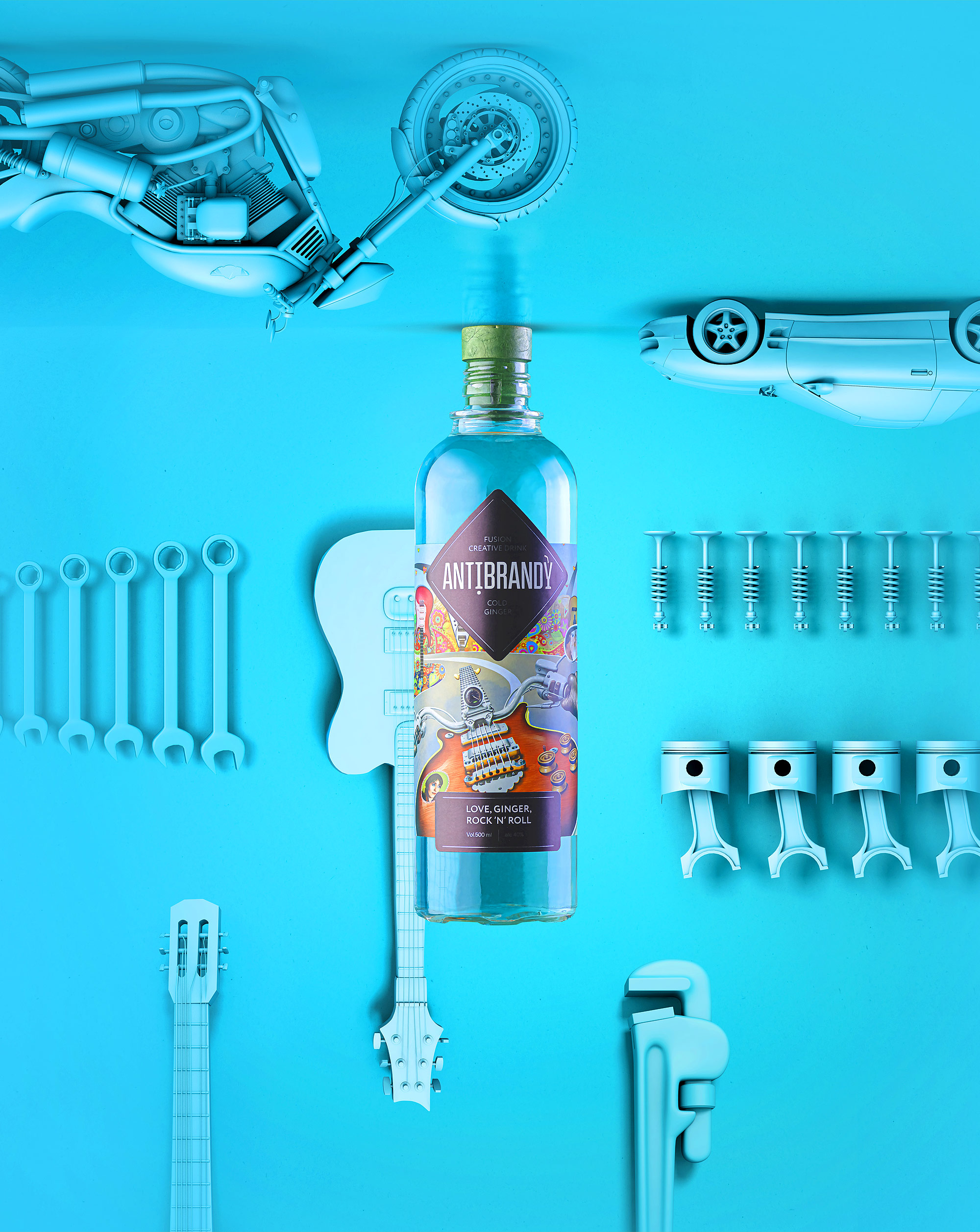 有事故的創(chuàng)意包裝設(shè)計(jì)帶你體驗(yàn)不一樣的感覺(jué) 白蘭地包裝