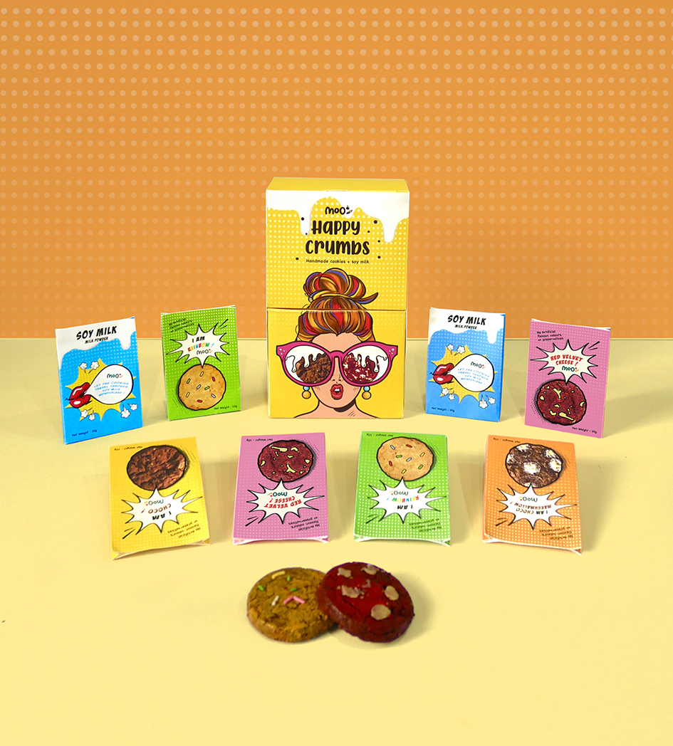 快樂的面包屑素食包裝設(shè)計(jì) 零食包裝設(shè)計(jì)