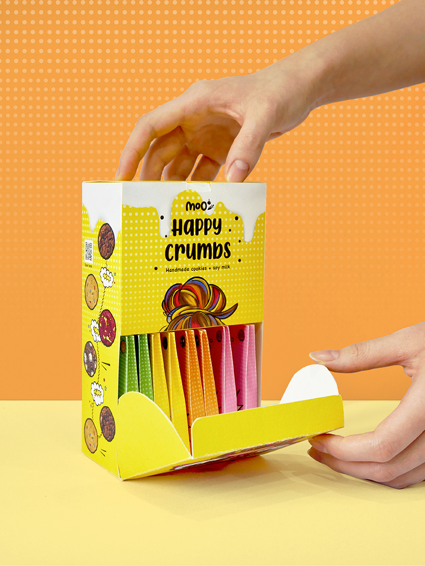 快樂的面包屑素食包裝設(shè)計(jì) 零食包裝設(shè)計(jì)