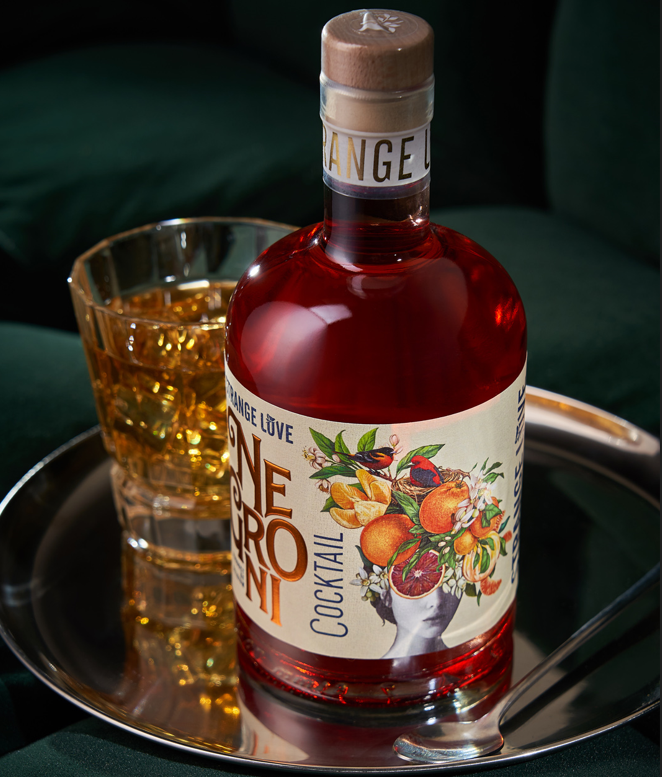 奇怪的盧夫·內(nèi)格羅尼雞尾酒的包裝視覺(jué)設(shè)計(jì) 奇怪的盧夫·內(nèi)格羅尼雞尾酒的包裝視覺(jué)設(shè)計(jì)