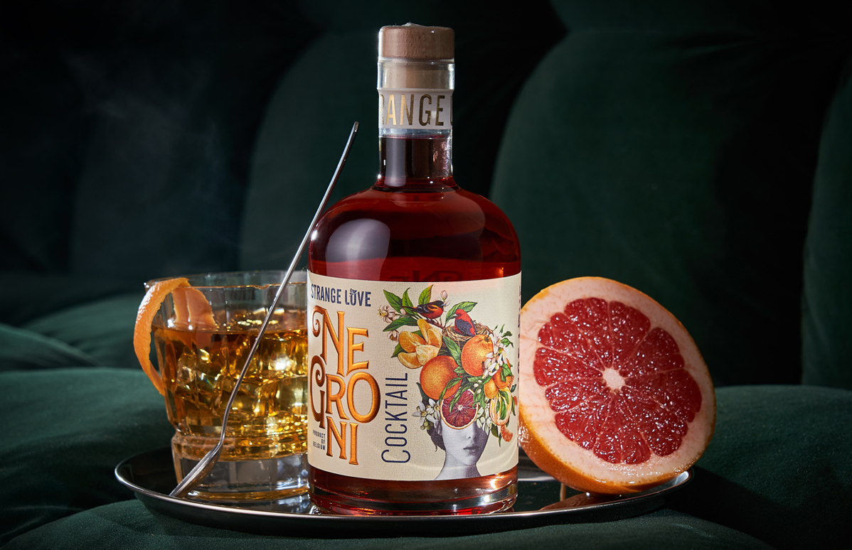 奇怪的盧夫·內(nèi)格羅尼雞尾酒的包裝視覺(jué)設(shè)計(jì) 奇怪的盧夫·內(nèi)格羅尼雞尾酒的包裝視覺(jué)設(shè)計(jì)