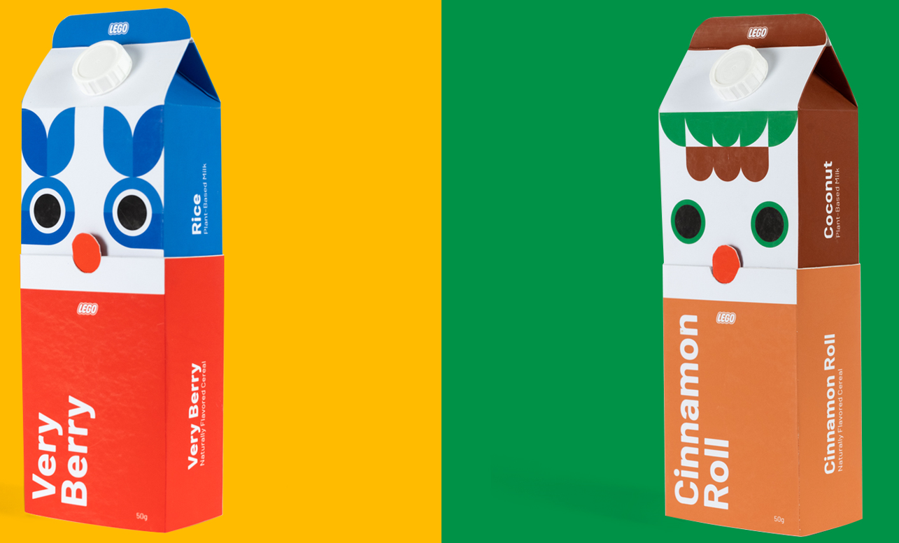將樂高擴(kuò)展到谷物棒和牛奶組合的品牌包裝設(shè)計(jì) 將樂高擴(kuò)展到谷物棒和牛奶組合的品牌包裝設(shè)計(jì)