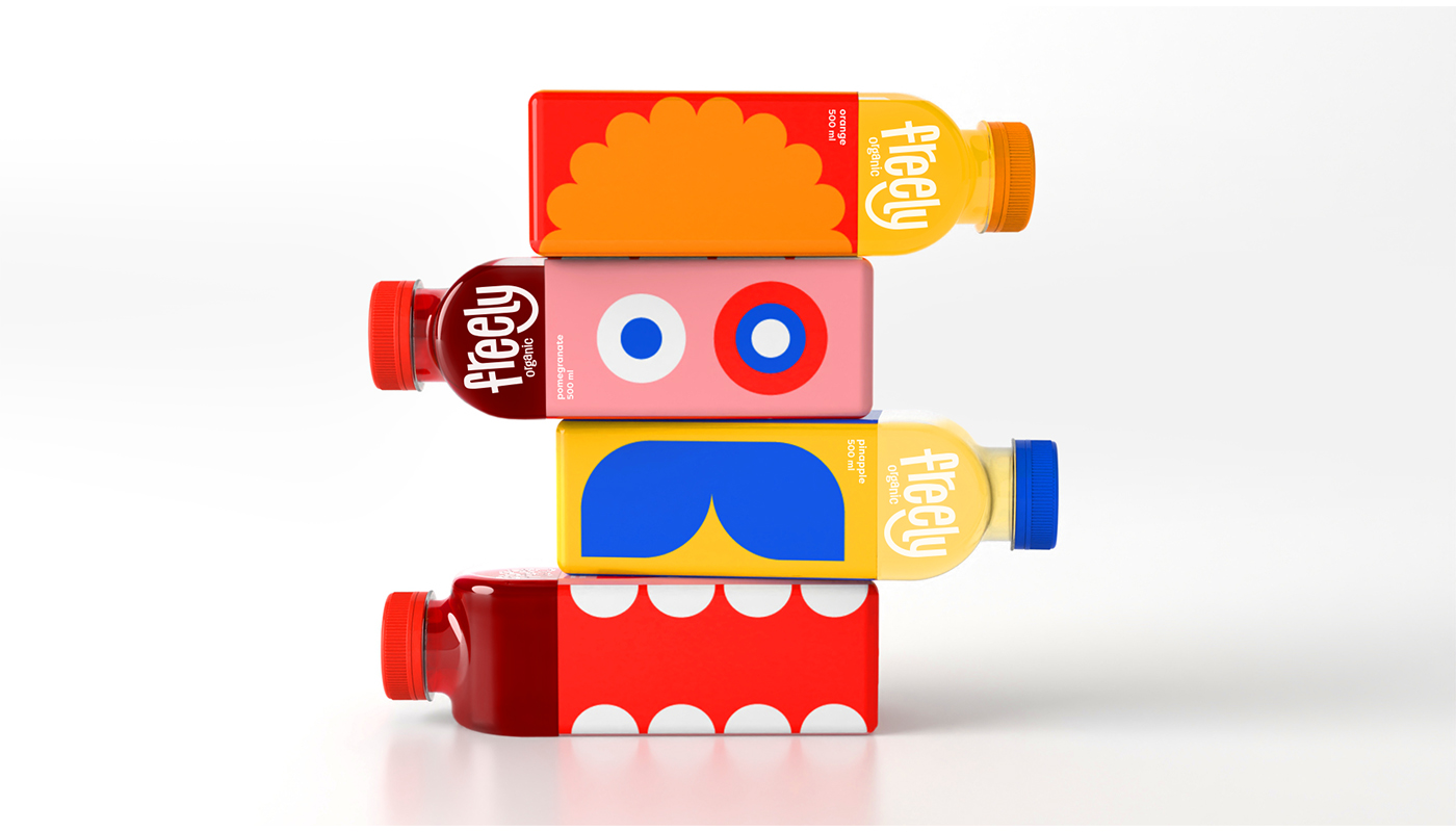 自由有機果汁的創(chuàng)新迷人產(chǎn)品包裝設(shè)計 自由有機果汁的創(chuàng)新迷人產(chǎn)品包裝設(shè)計