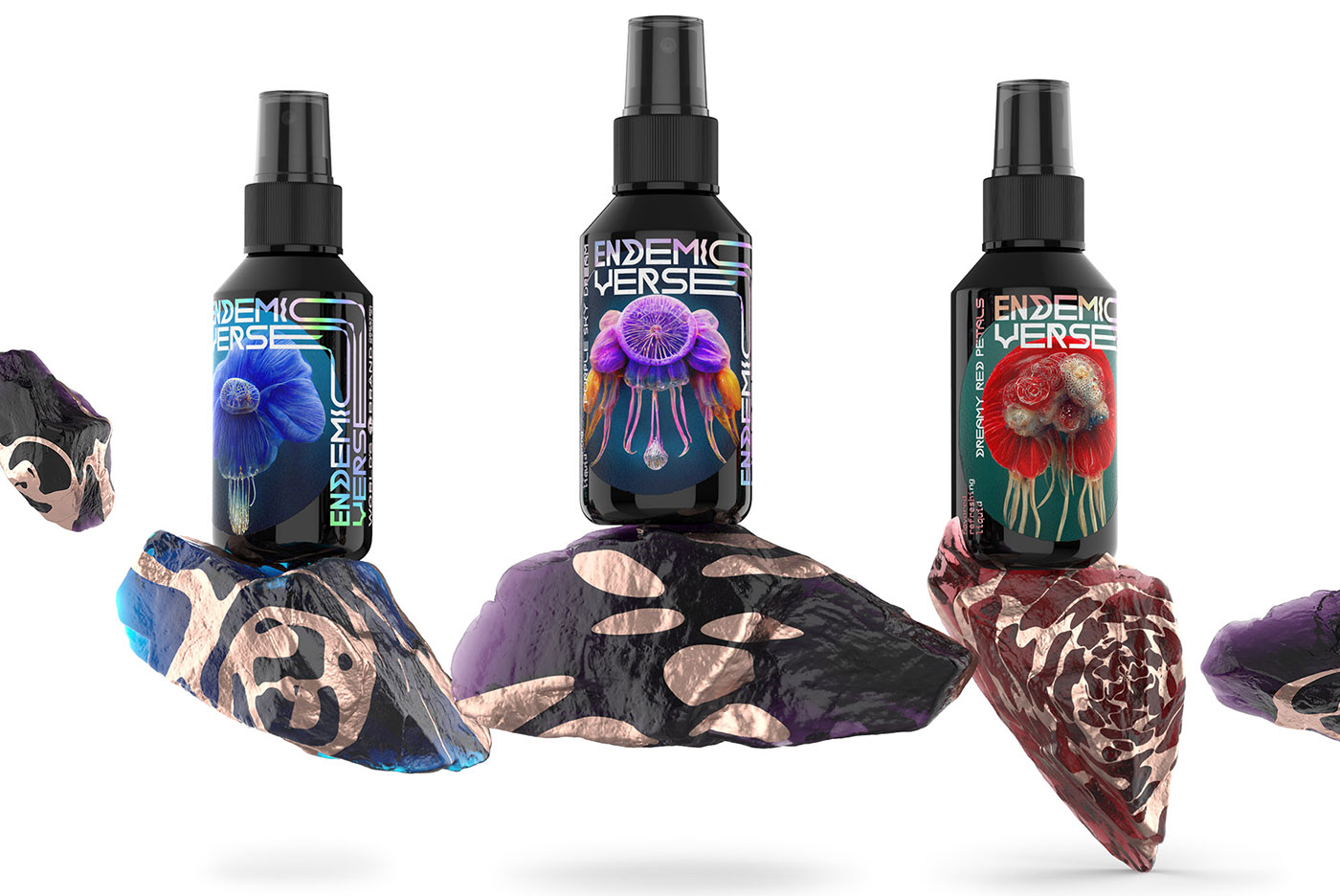 地方性詩歌香水的元宇宙包裝設計 地方性詩歌香水的元宇宙包裝設計