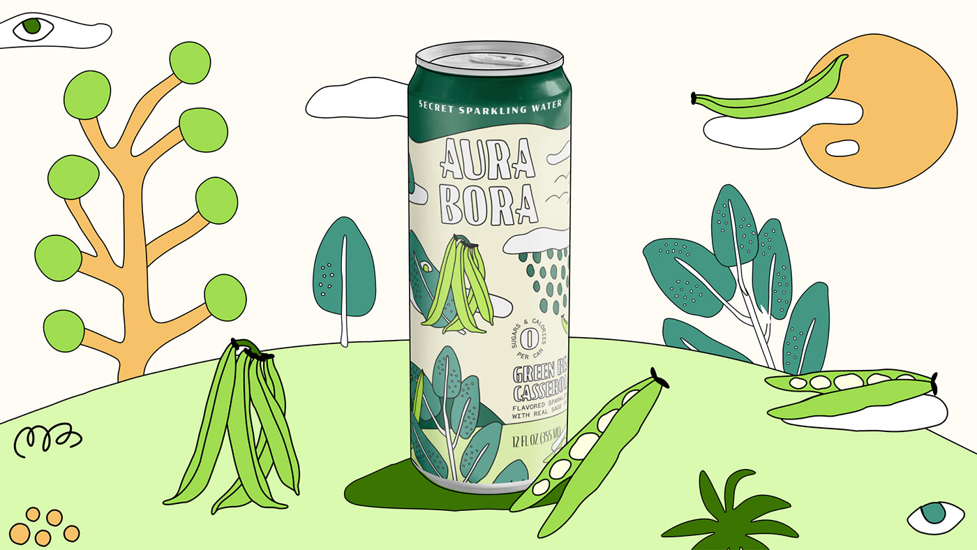 品牌包裝設(shè)計(jì):綠豆砂鍋味的蘇打水創(chuàng)新包裝設(shè)計(jì)為感恩節(jié)增添自然之美 品牌包裝設(shè)計(jì):綠豆砂鍋味的蘇打水創(chuàng)新包裝設(shè)計(jì)為感恩節(jié)增添自然之美