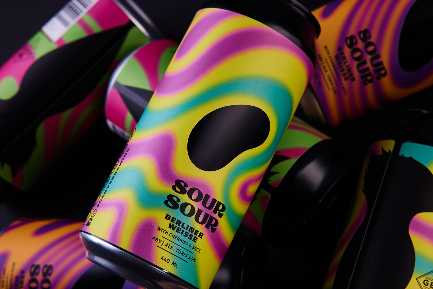 啤酒包裝設(shè)計：蘇蘇爾令人著迷的漸變罐可視化品牌包裝設(shè)計