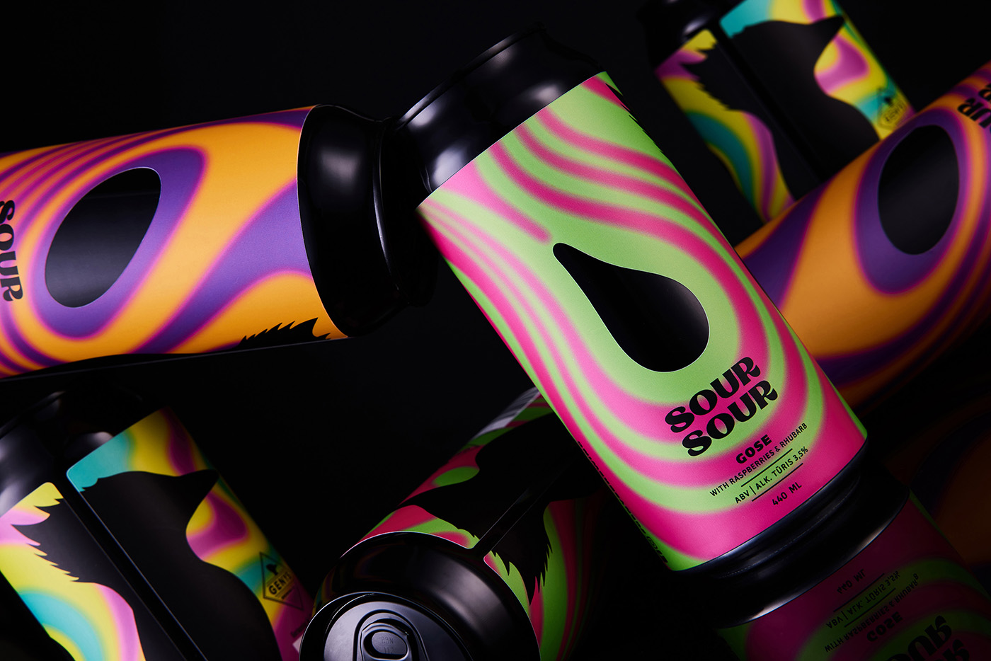 啤酒包裝設(shè)計：蘇蘇爾令人著迷的漸變罐可視化品牌包裝設(shè)計