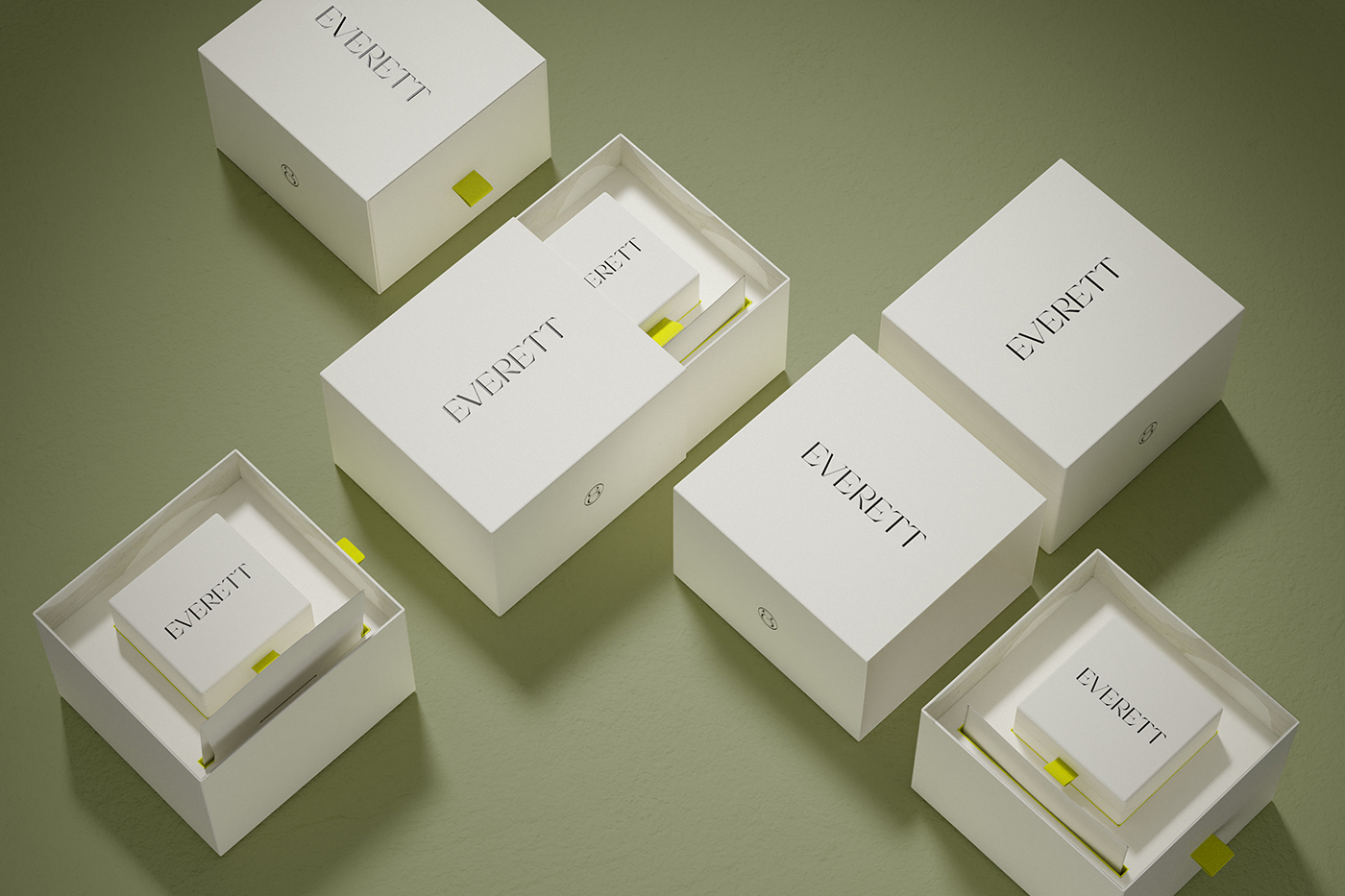 品牌包裝設(shè)計(jì)：埃弗雷特的珠寶包裝設(shè)計(jì)視覺呈現(xiàn)高端、大方、時(shí)尚
