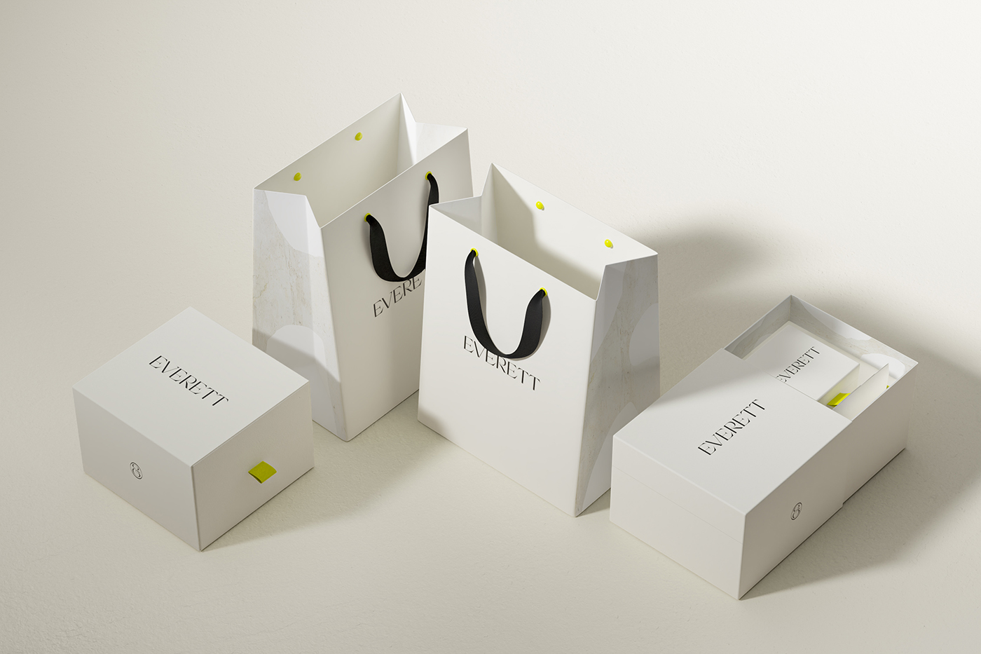 品牌包裝設(shè)計(jì)：埃弗雷特的珠寶包裝設(shè)計(jì)視覺(jué)呈現(xiàn)高端、大方、時(shí)尚