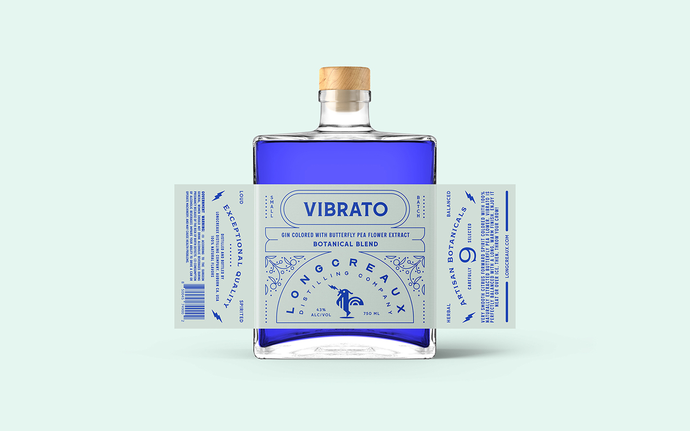 品牌包裝設(shè)計:Longcreaux蒸餾公司的杜松子酒的包裝設(shè)計創(chuàng)造愉悅的審美 品牌包裝設(shè)計:Longcreaux蒸餾公司的杜松子酒的包裝設(shè)計創(chuàng)造愉悅的審美